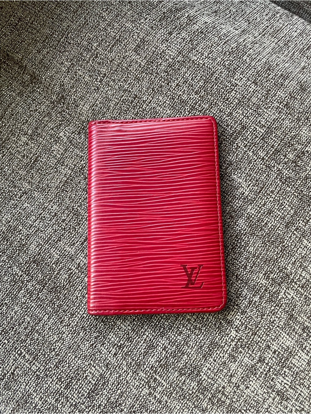 Louis Vuitton Red Epi Leather pocket organizer